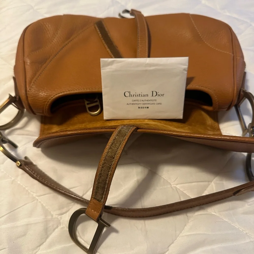 Brown Leather Saddle Bag - Picture 7 of 7